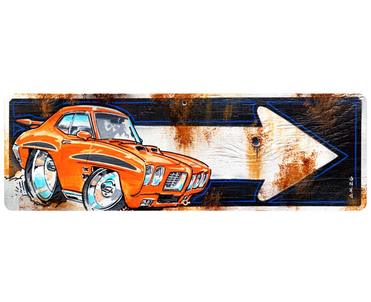GTO One Way Sticker