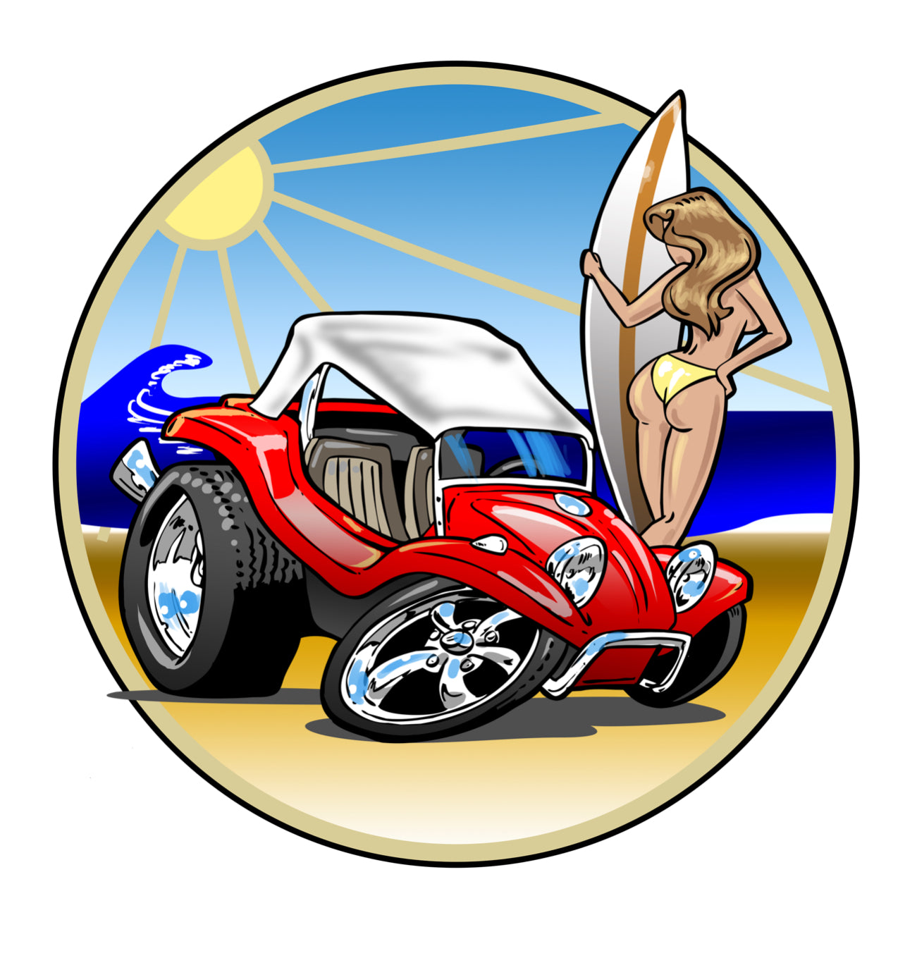 Beach Buggy Sticker