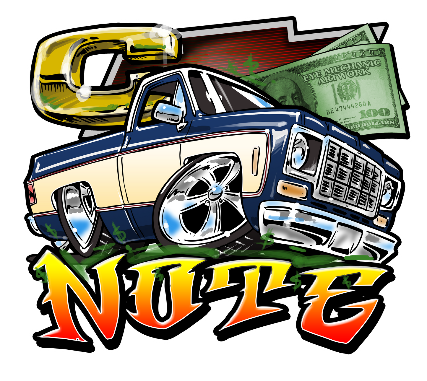 C-Note Sticker