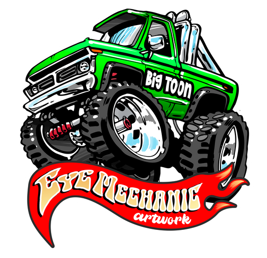 Monster Truck Sticker