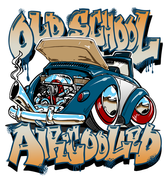 Old School Sticker