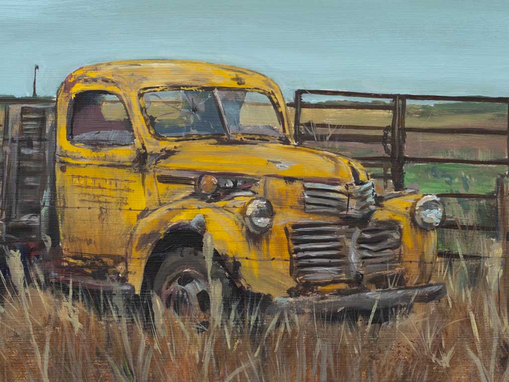 Prairie Farm Truck  - Original Artwork