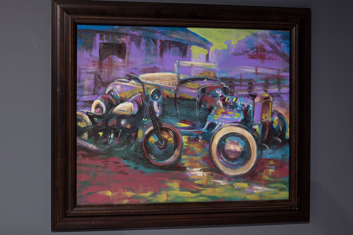 Outside the Saloon - Original Artwork