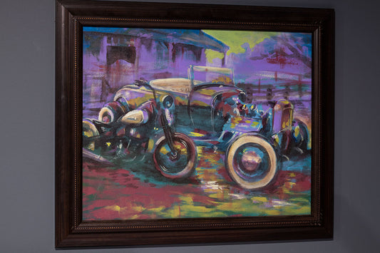 Outside the Saloon - Original Artwork