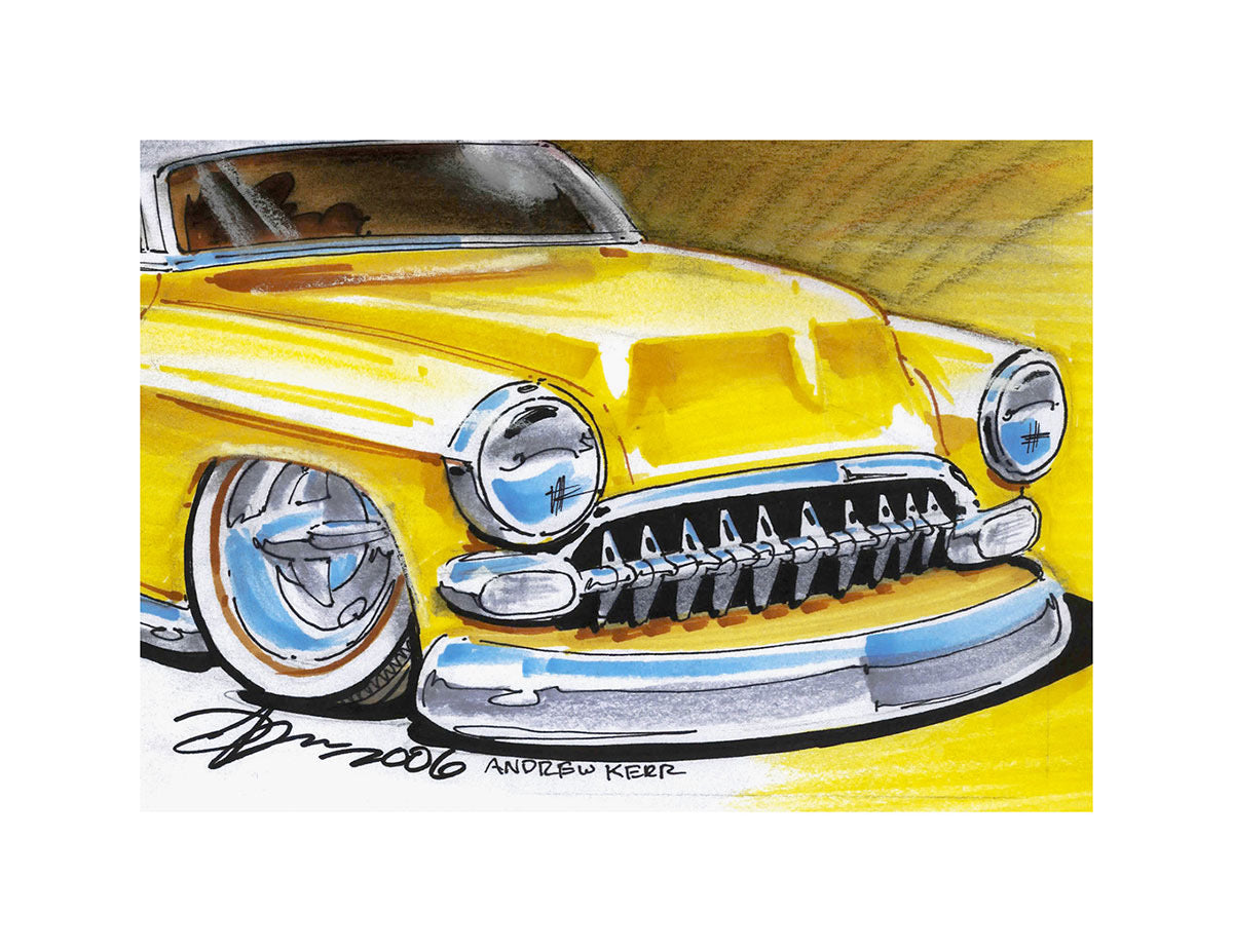 1954 Chevy Belair artwork by Andrew Kerr