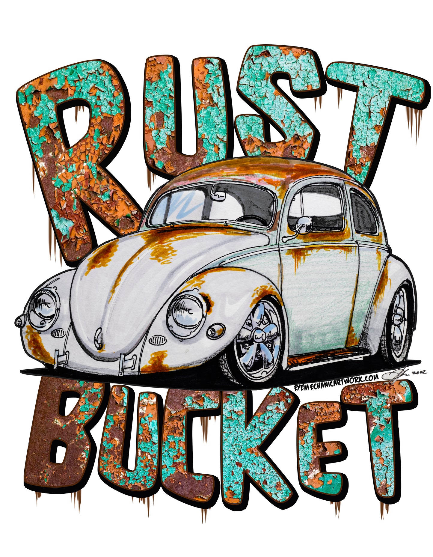 Rust Bucket Sticker
