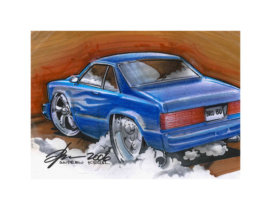 G-body Malibu artwork by Andrew Kerr