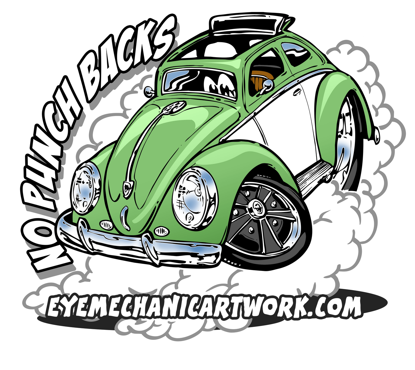 No Punch Backs Sticker ‘26