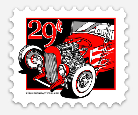 29 Stamp Sticker