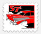 57 Stamp Sticker